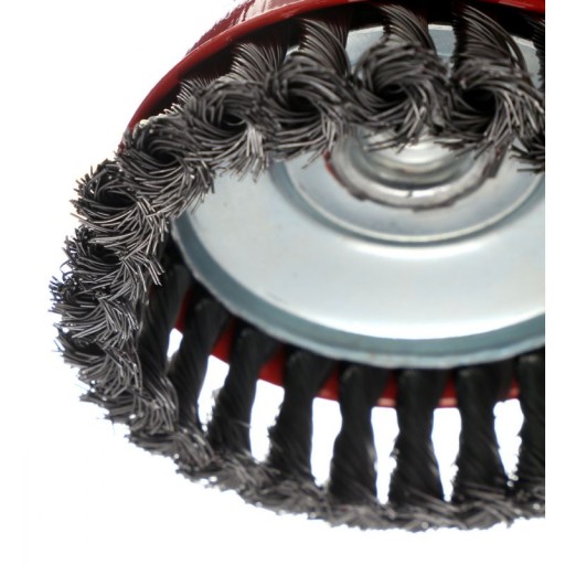 PREDNÁ DRRÁTENÁ KEFA SKÚTENÁ DRÔT 125MM M14 KD10973