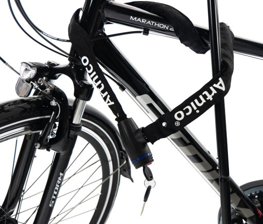 Silná uzamykacia reťaz na bicykel 120 cm zámok na kolobežku