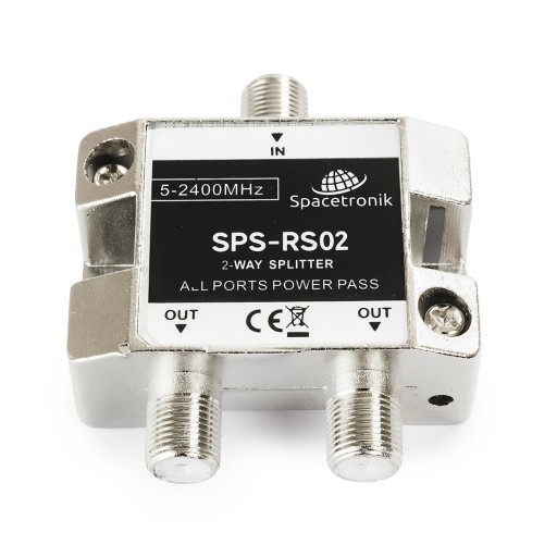 Splitter 1/2 5-2400 MHz Spacetronik SPS-RS02