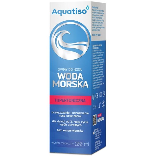 Aquatiso hypertonická morská voda Nosový sprej 100ml