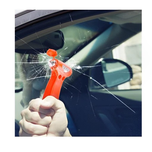 Life Safety Hammer na rozbitie okna a rezač bezpečnostných pásov 3 v 1