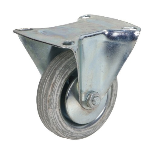 KOLESÁ KOLESÁ KOLESÁ pevná guma, šedá, priemer 85mm, 50kg