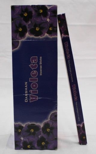 Indické vonné tyčinky Violet, Darshan Incense