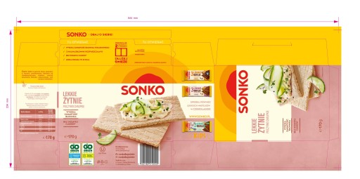 Sonko svetlý ražný chlieb 170 g