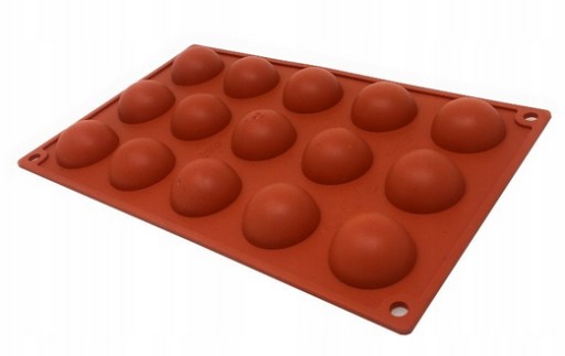 SILIKÓNOVÁ FORMA GUĽOVÉ POLOGUĽKY 15x MINIPORCIE