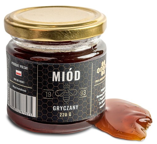Pohánkový med 220g Poľský PREMIUM, prírodný, zdravý