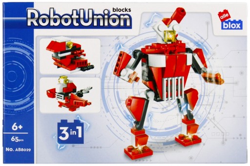 Stavebné bloky 65 prvkov Robot Alleblox