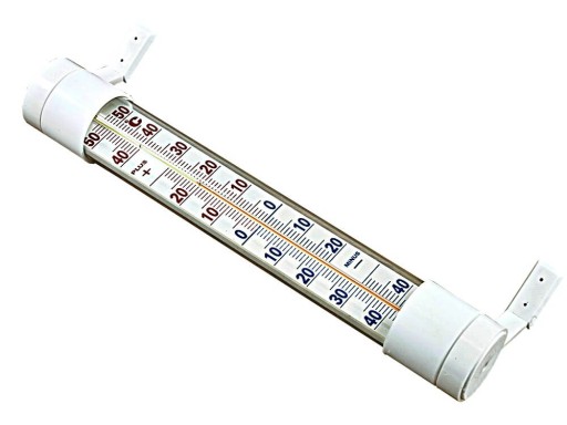 VEĽKÝ VONKAJŠÍ OKENNÝ TEPLOMER, LEPICÍ