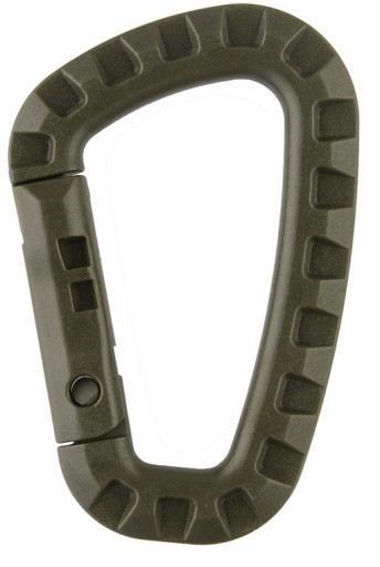 M-TAC plastová karabína SHAKEL KEYRING olivová