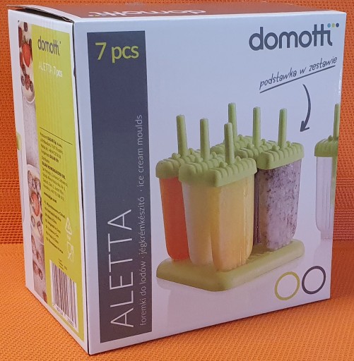 Sada 6 ks formičiek na zmrzlinu Aletta DOMOTTI MIX FARIEB