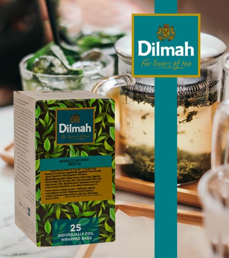 DILMAH MAROCCAN MINT ZELENÝ ČAJ 25 vrecúšok