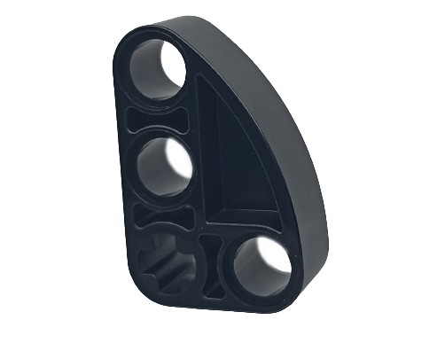 LEGO Liftarm 2x3 Ellipse Black 71708 - 2 ks