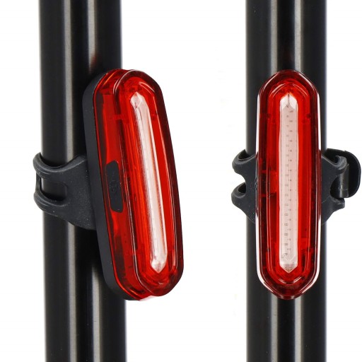 ZADNÁ BICYKLOVÁ LAMPA USB LED PRE ZADNÉ VÝKONNÉ OSVETLENIE NA BATÉRIU BICYKLA