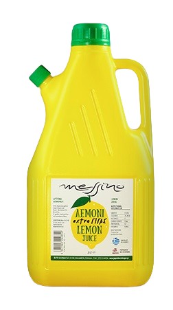 Grécka citrónová šťava Messino 2l, citrónový dresing, bezlepkový koncentrát