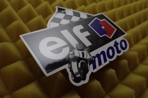 NÁLEPKA ELF MOTO NÁLEPKA 10,2 x 8,5 cm