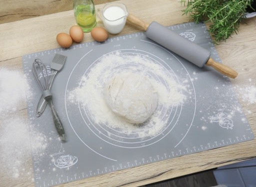 Silikónová podložka pod kuchynskú podložku na taburetky odmerky veľké XXL 65x45
