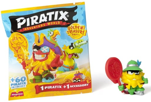1 x figúrka zo série Zlatý poklad PIRATIX
