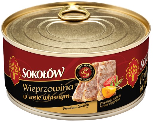 Bravčové mäso vo vlastnej omáčke 300g Sokołów