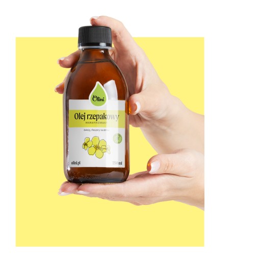 Za studena lisovaný repkový olej, nerafinovaný Olini 100 ml