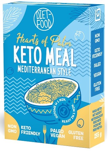 Keto jedlo s palmovým srdcom - stredomorské jedlo 255 g