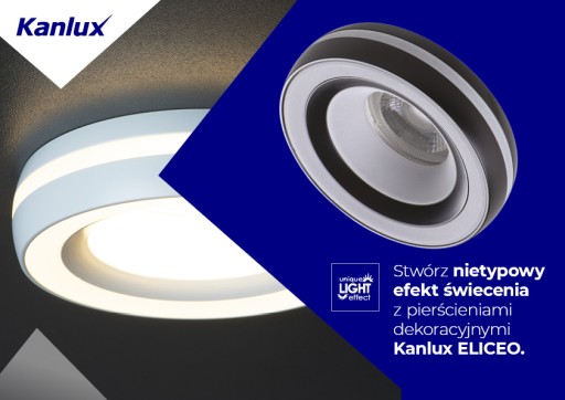Stropné svietidlo, Kanlux ELICEO-ST DSO W/W očko