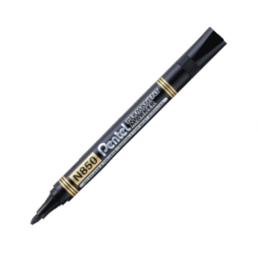 Permanentný popisovač PENTEL N-850, okrúhly, čierny