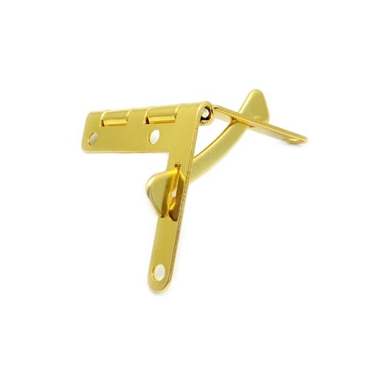 Uhlový záves 95 stupňov 31x31 mm, zlatý