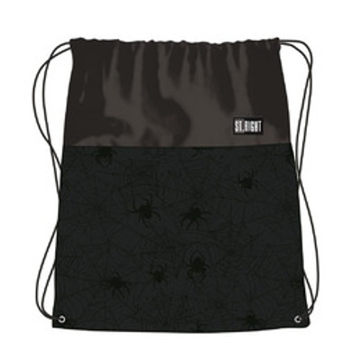 ŠKOLSKÉ OBUV TAŠKA STRIGHT SPIDER WEB, ČIERNA