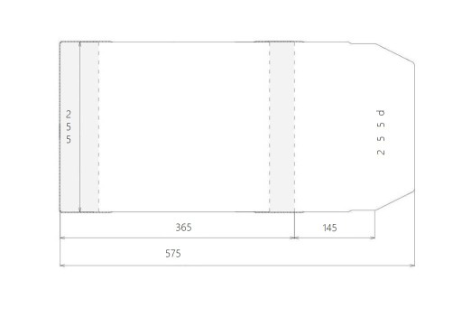 OBAL NA NOTEBOOK 255 NASTAVITEĽNÝ DLHÝ 255*520MM 1 KS STOH