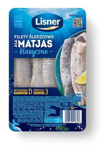 SLEDE FILETY A'LA MATJAS CLASSIC 220g LISNER