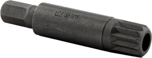BIT 10mm DRÁŽKOVÝ KONEC M16 x 75mm S OTVOROM