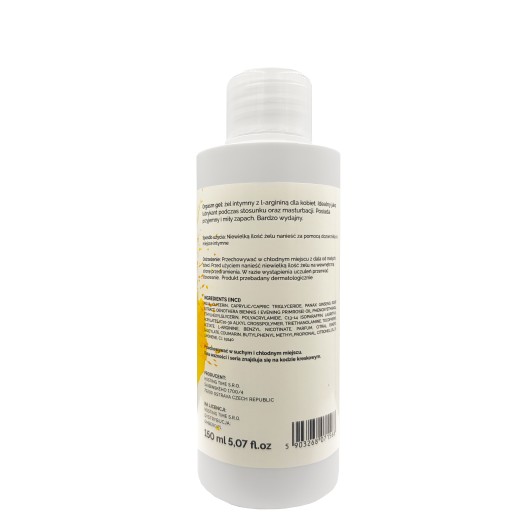 Orgazmický gél pre ženy urýchľuje a umocňuje orgazmus 150ml