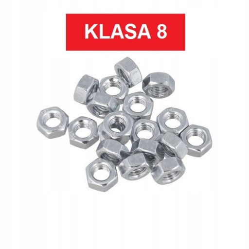 Matica M10, trieda 8, pozink. DIN 934, 1 kg bal., cca 95 ks.