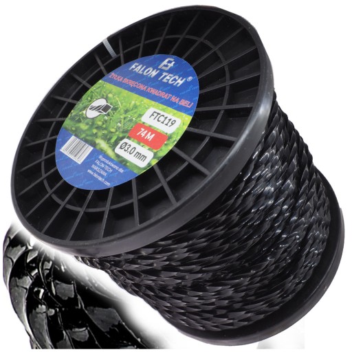 SKÚTENÁ REZACIA LINKA NA BENZÍNOVÉ MASLO, 3,0 mm, 74 m, VLNITÝ