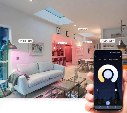 SMART E27 9W WW-NW-CW Wi-Fi LED žiarovka TUYA CCT