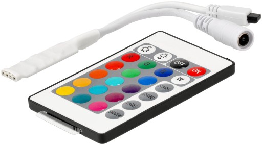 RGB LED ovládač ovládač IR24 6A 60007