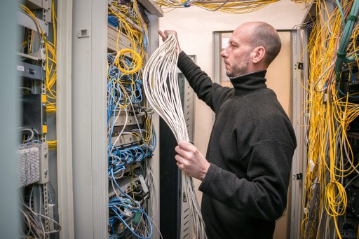 ALANTEC Patchcord U/UTP sieťový kábel kat.6A LAN RJ45 LSOH fialový 1m
