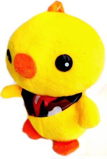 MASKOT, PLYŠÁK, HRAČKA NA MAJLENIE, KURIČKA V ŠATKE