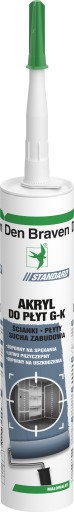Akrylátový silikón do sadrokartónu DEN BRAVEN, biely, 280ml