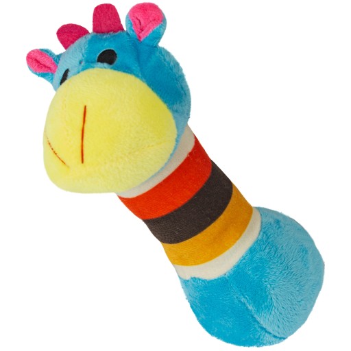 Pískacia hračka pre psa, PLYŠOVÝ MASKOT s pískadlom, 22 cm