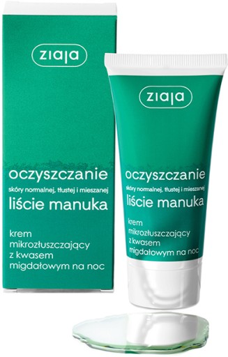 ZIAJA exfoliačný krém s kyselinou mandľovou na noc 50 ml
