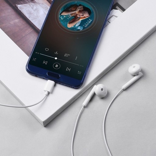 SLÚCHADLÁ DO UŠÍ HOCO - L10 USB-C S MIKROFÓNOM