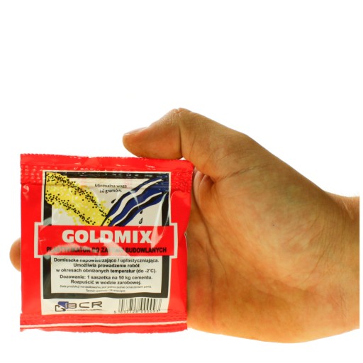 Goldmix zmäkčovadlo betónu, 16G vrecúško