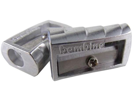 BAMBINO METAL Jedno strúhadlo na peračníky