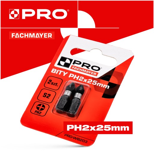 Nárazový bit PH2 25 mm skrutkovací bit
