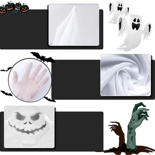 ZÁVESNÁ DEKORÁCIA SKELETOROVÁ HALLOWEENOVÁ MASKA 3,3M*2M