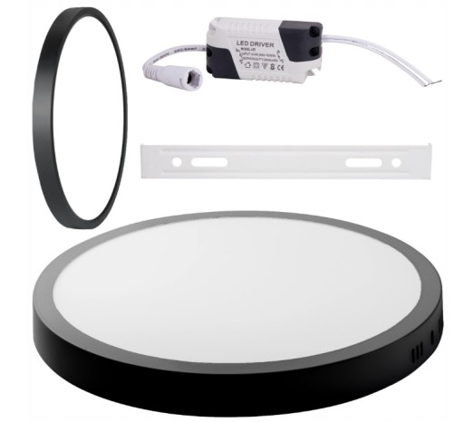 POVRCHOVÁ LED PANEL 12W okrúhle stropné svietidlo