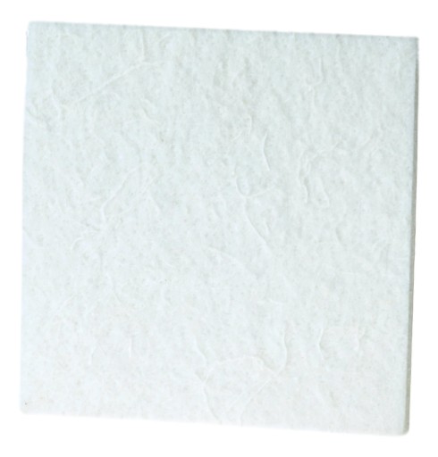 Plsťová podložka pod nábytok fi 100x100 biela - 1 ks