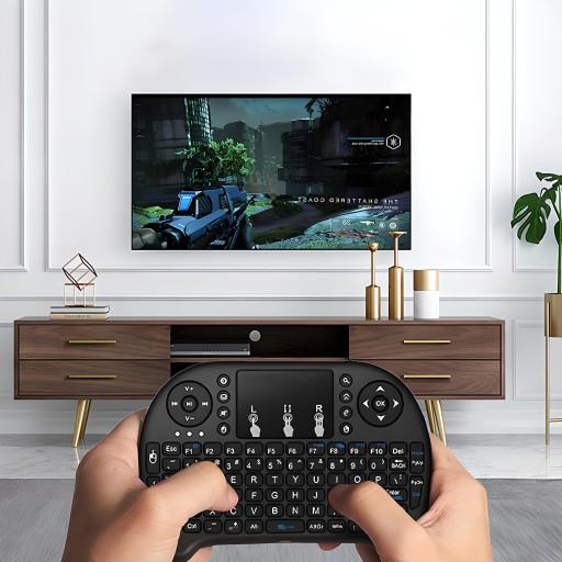 BEZDRÔTOVÁ KLÁVESNICA DOTYKOVÝ OVLÁDAČ S DIAĽKOU MYŠI PRE i8 SMART TV
