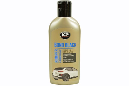 K2 BONO BLACK BLACK PRE GUMOVÉ PLASTOVÉ NÁRAZNÍKY TESNENIA 250ML